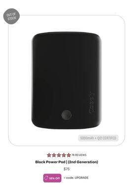 Casely Power Pod - MagSafe wireless portable charger - Gen2